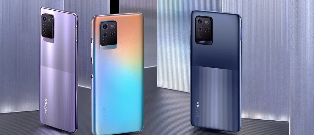 Infinix Note 10 side view