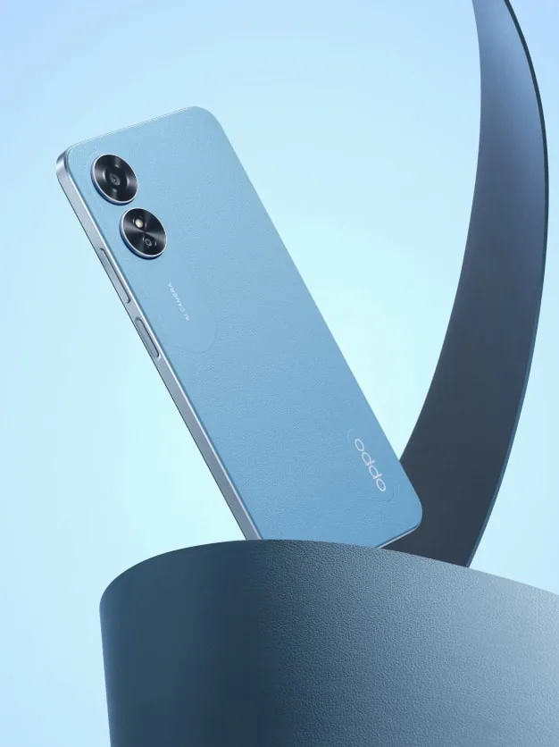 OPPO A17 back view
