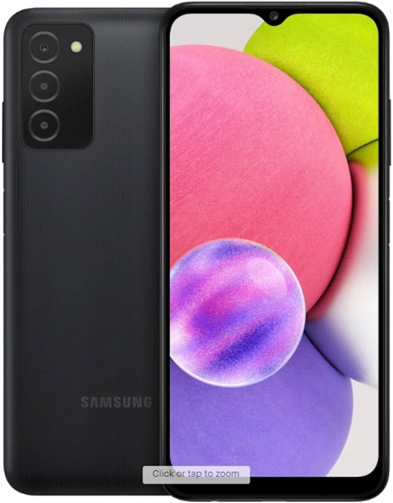 Samsung Galaxy A03 back view