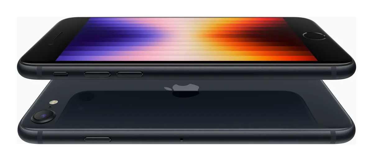 iPhone SE (2022) side view