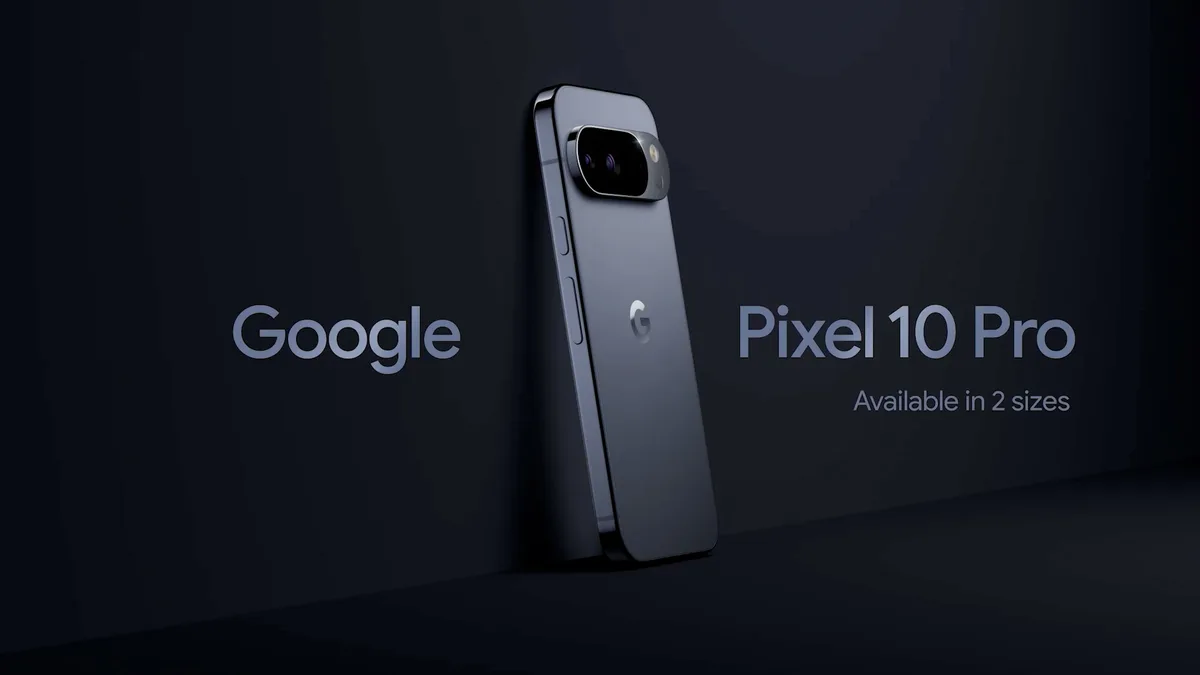 Google Pixel 10 Pro design view