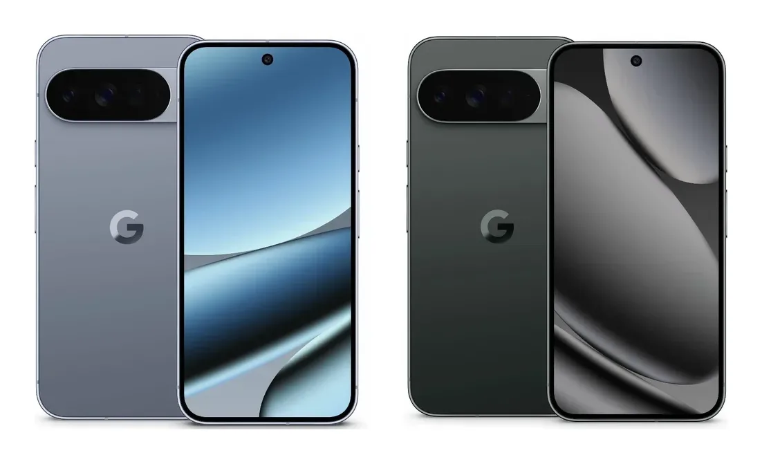Google Pixel 10 side view