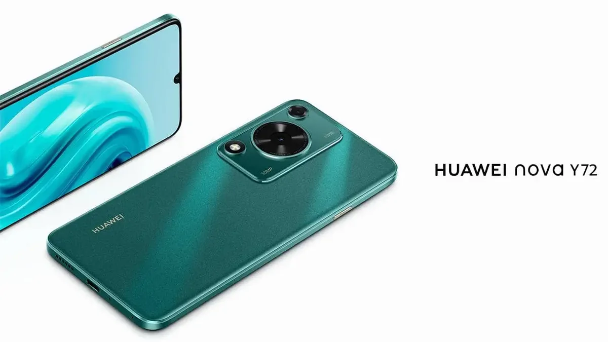 Huawei Nova Y72 design view