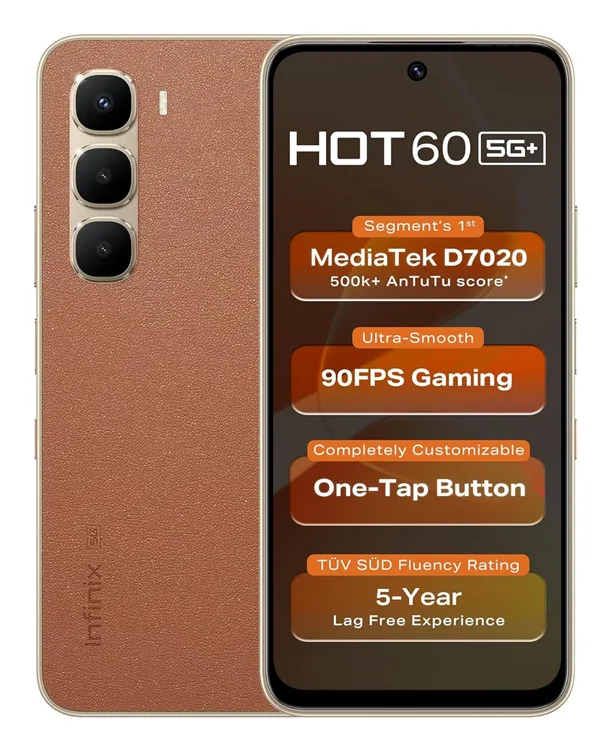Infinix Hot 60 back view