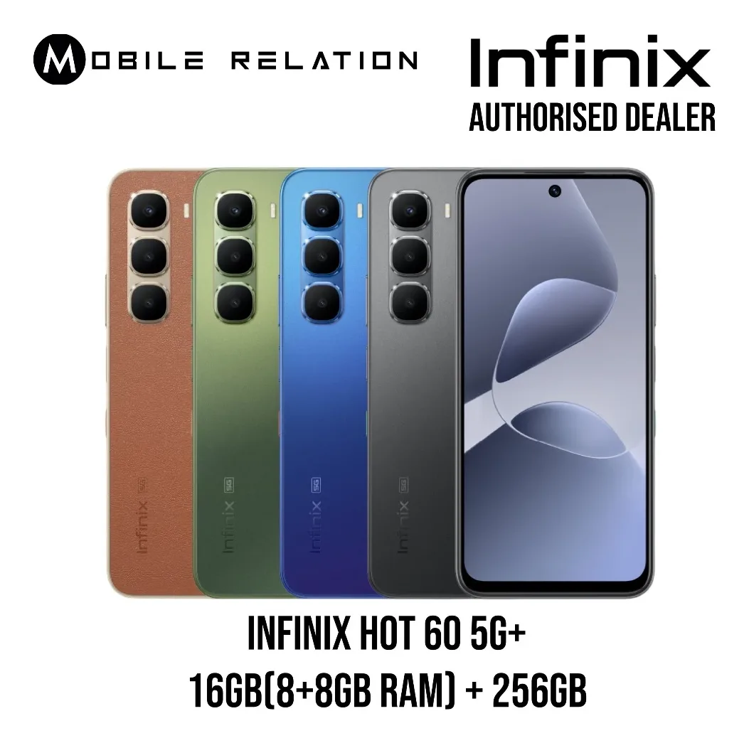 Infinix Hot 60 side view