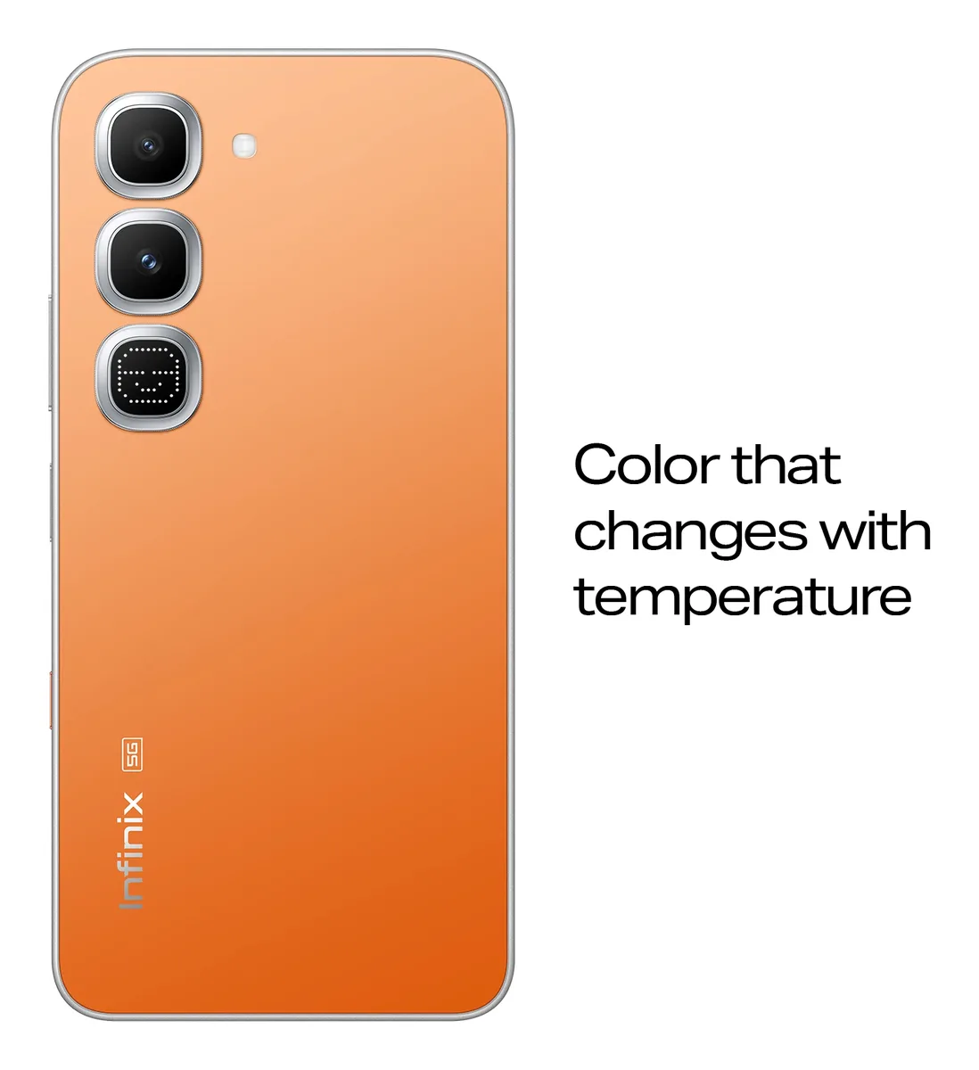 Infinix Hot 70 Pro back view