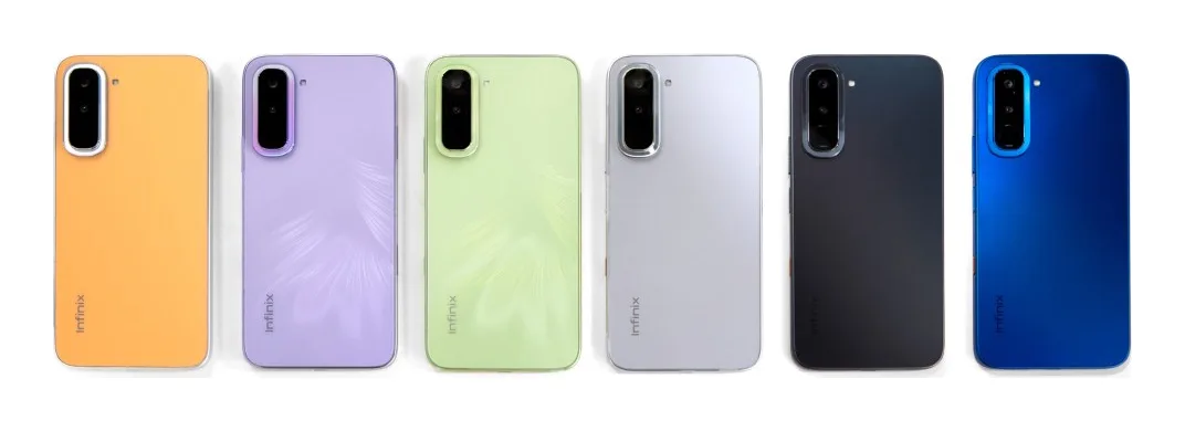 Infinix Hot 70 side view