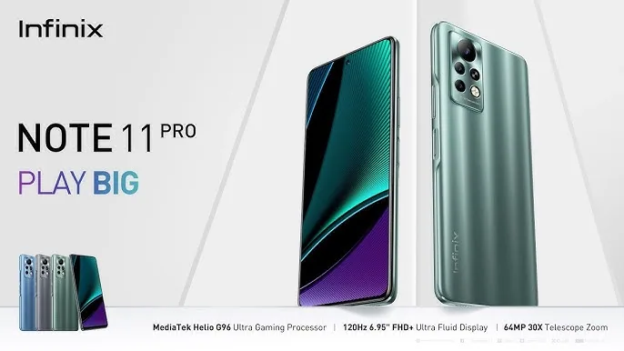 Infinix Note 11 Pro side view