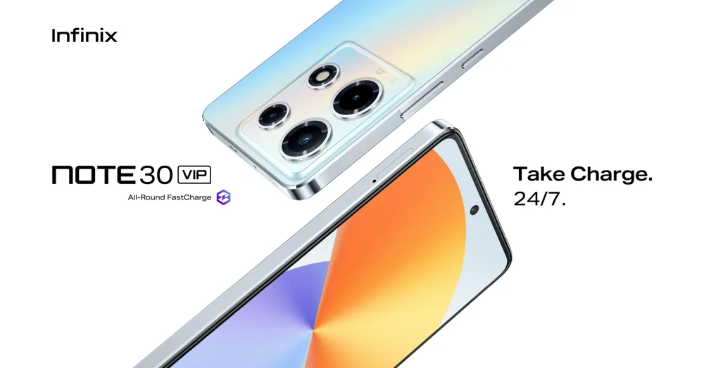 Infinix Note 30 VIP back view
