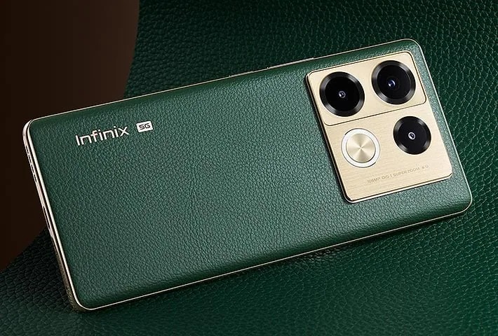 Infinix Note 40 back view