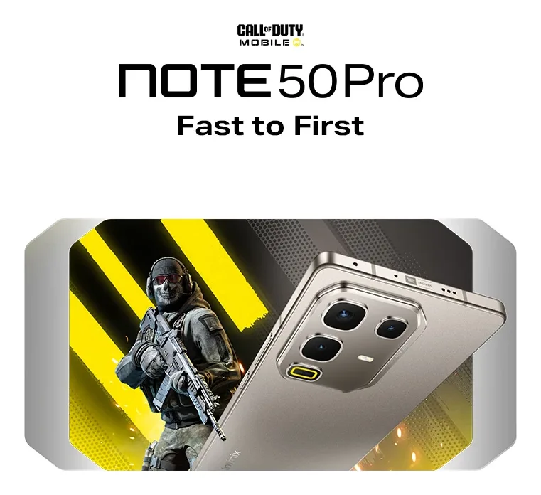 Infinix Note 50 Pro design view