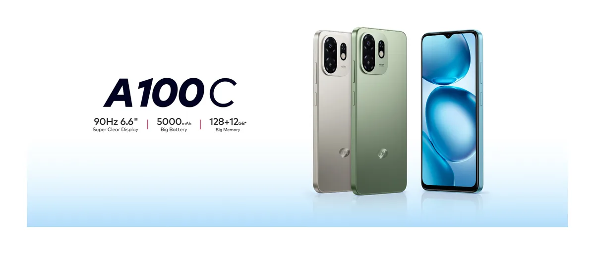 itel A100C back view