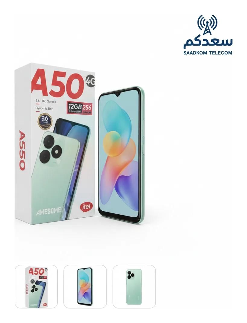 itel A50 design view