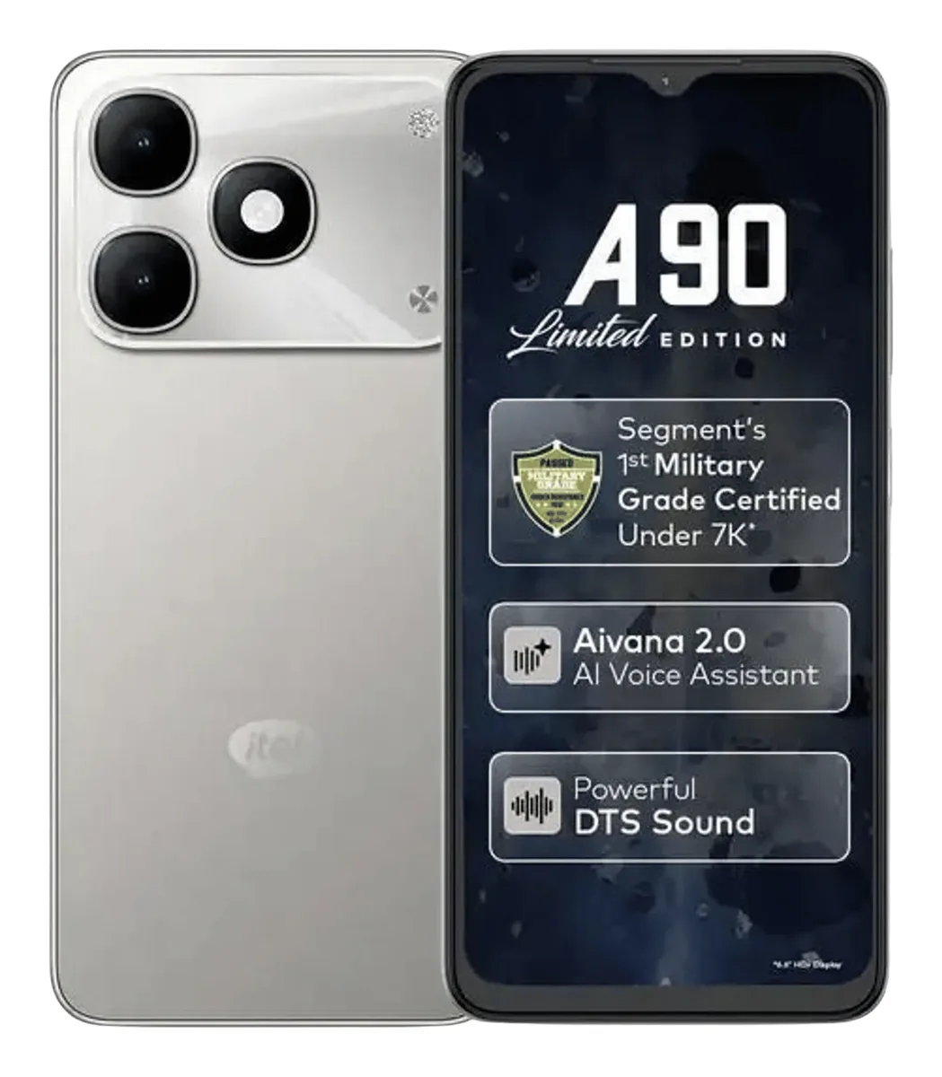 itel A90 design view