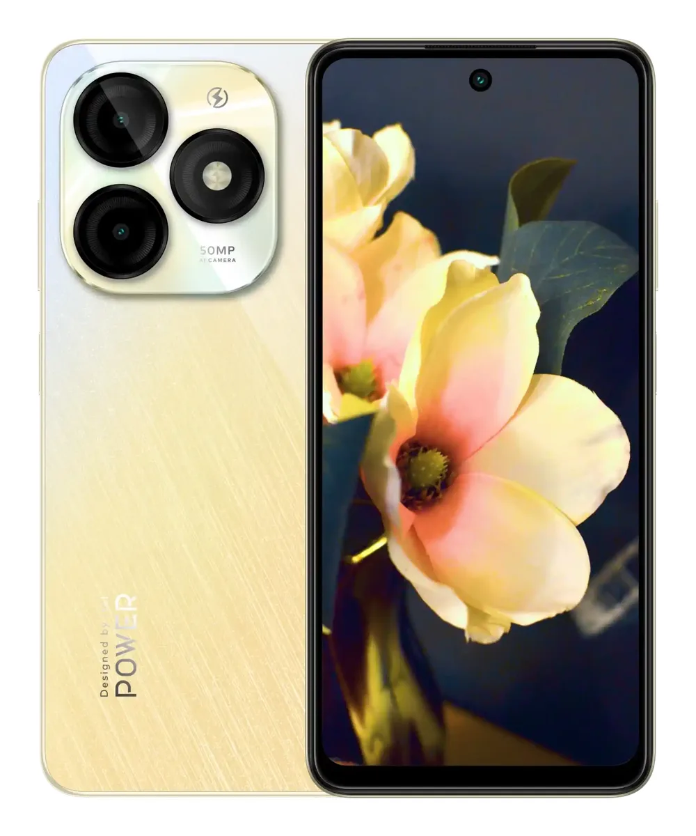 itel P55 back view