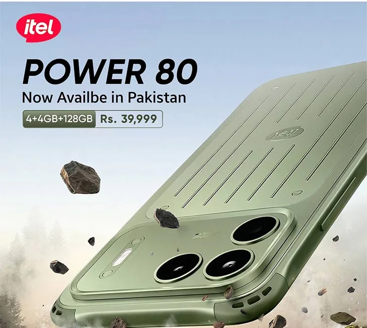 itel Power 80 design view