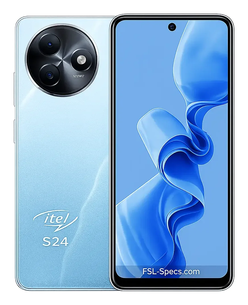 itel S24 back view
