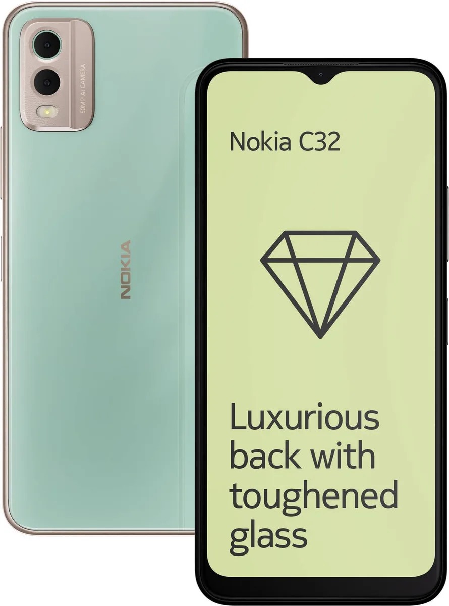 Nokia C32 design view