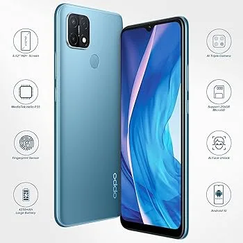OPPO A15 side view