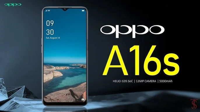 OPPO A16s back view