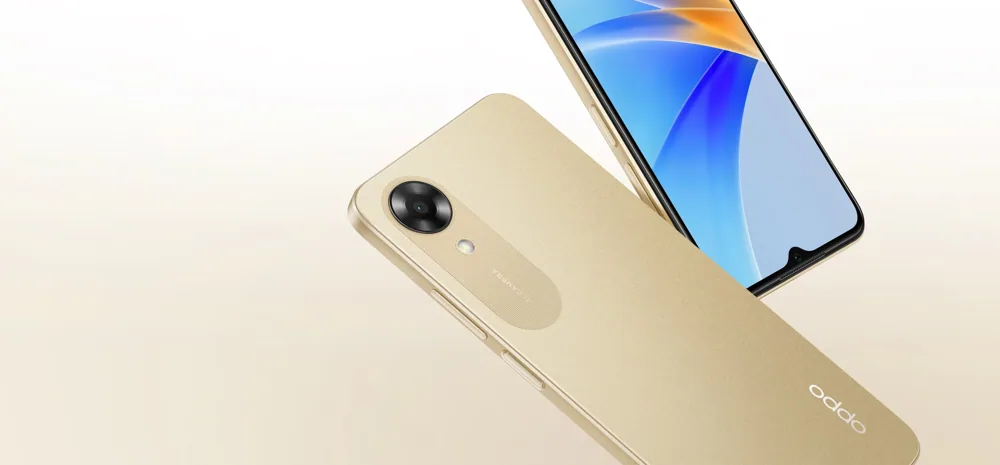 OPPO A17K side view