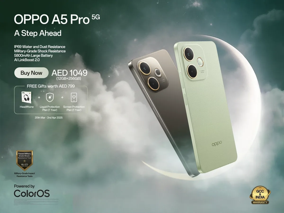 OPPO A5 Pro back view