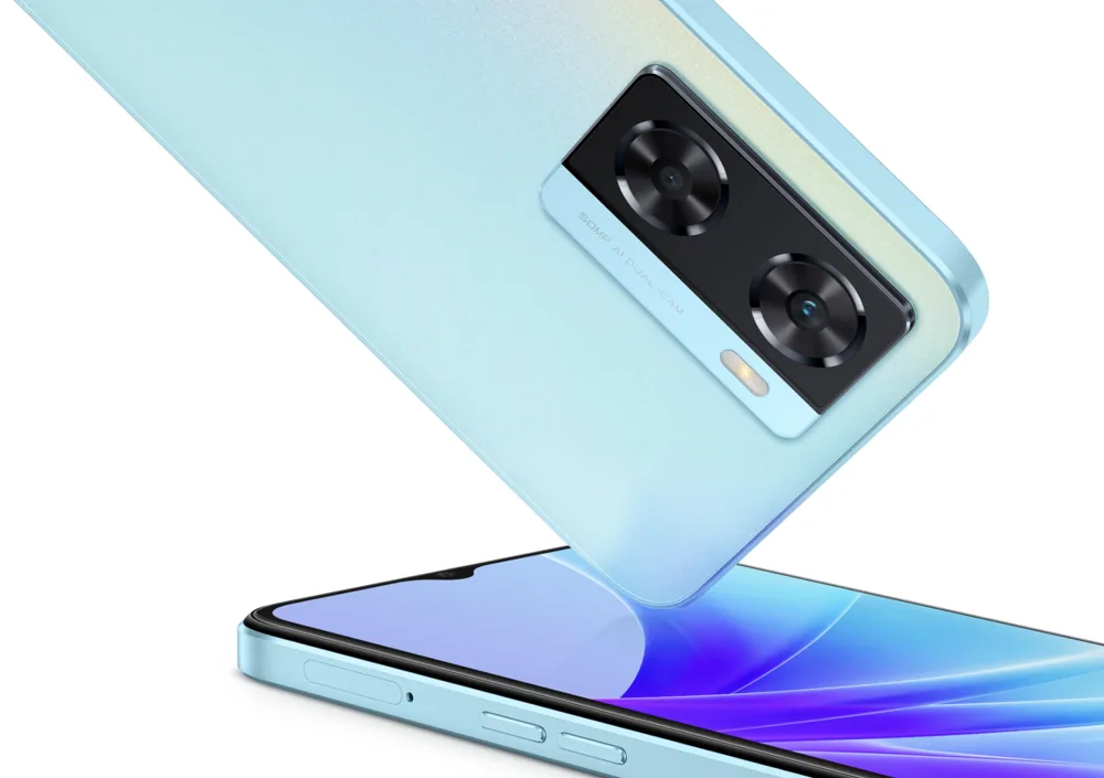 OPPO A57s back view