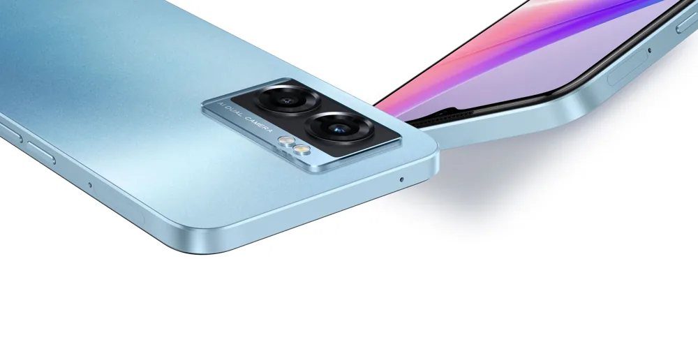 OPPO A77 back view