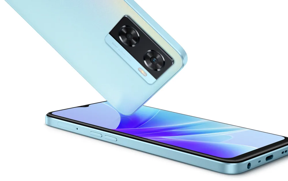 OPPO A77s side view