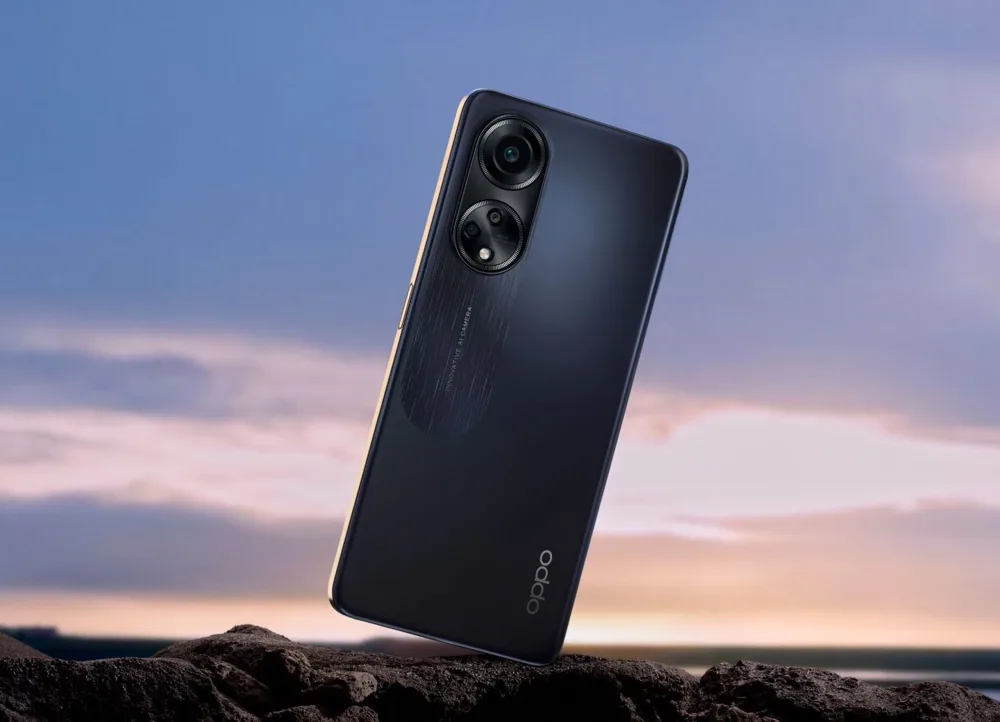OPPO A98 5G back view