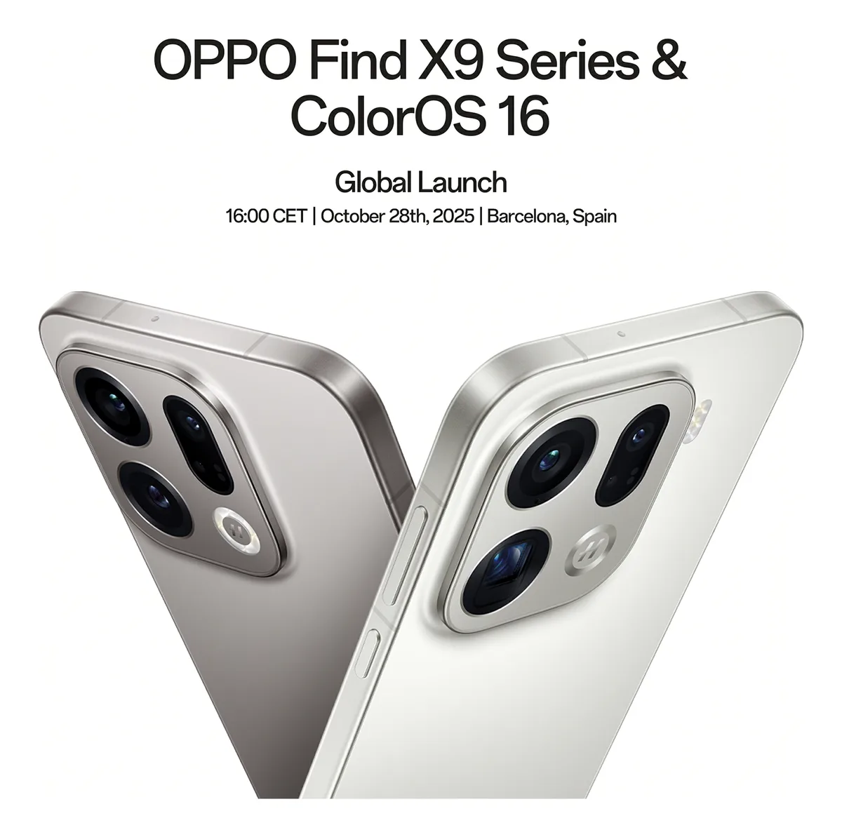 OPPO Find X9 design view