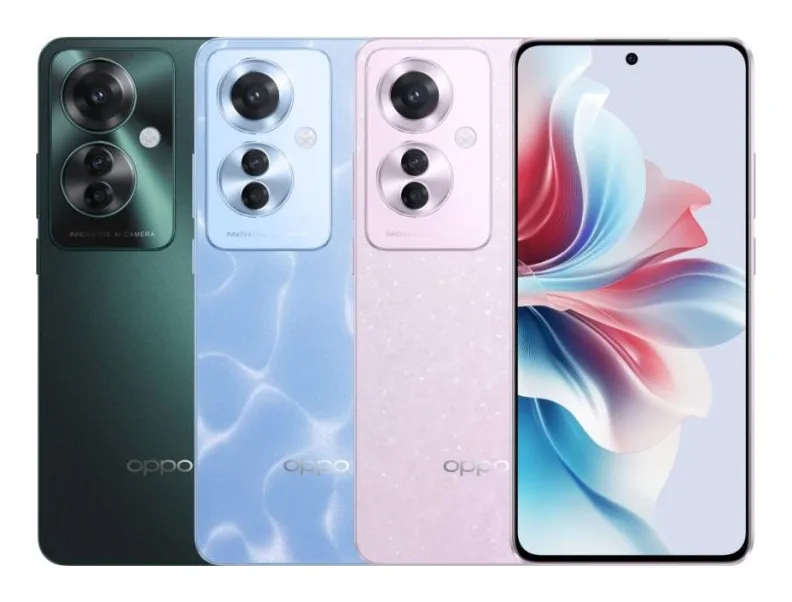 OPPO Reno 12F side view
