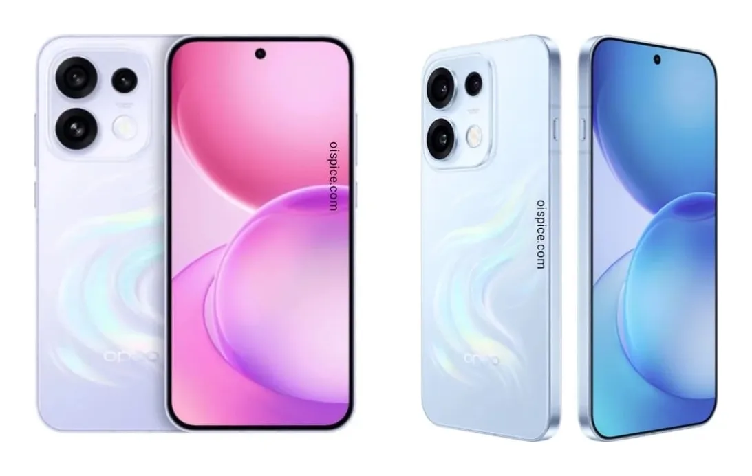 OPPO Reno 16F side view