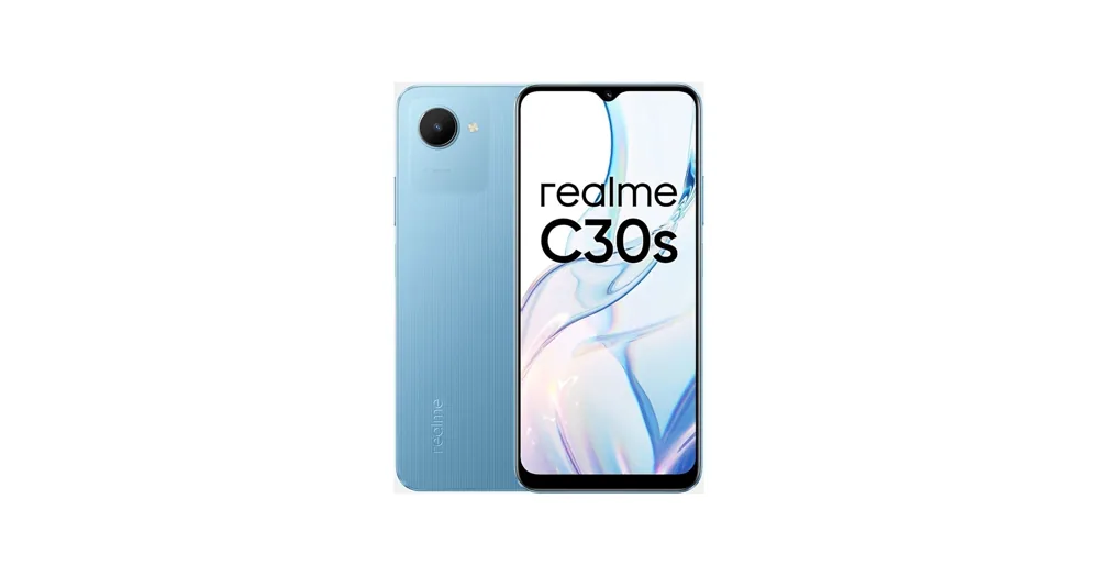 Realme C30s back view