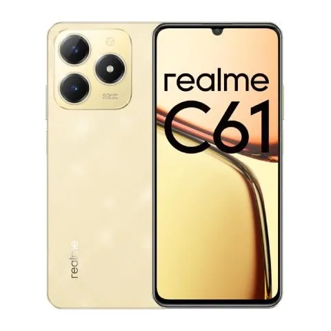 Realme C61 back view