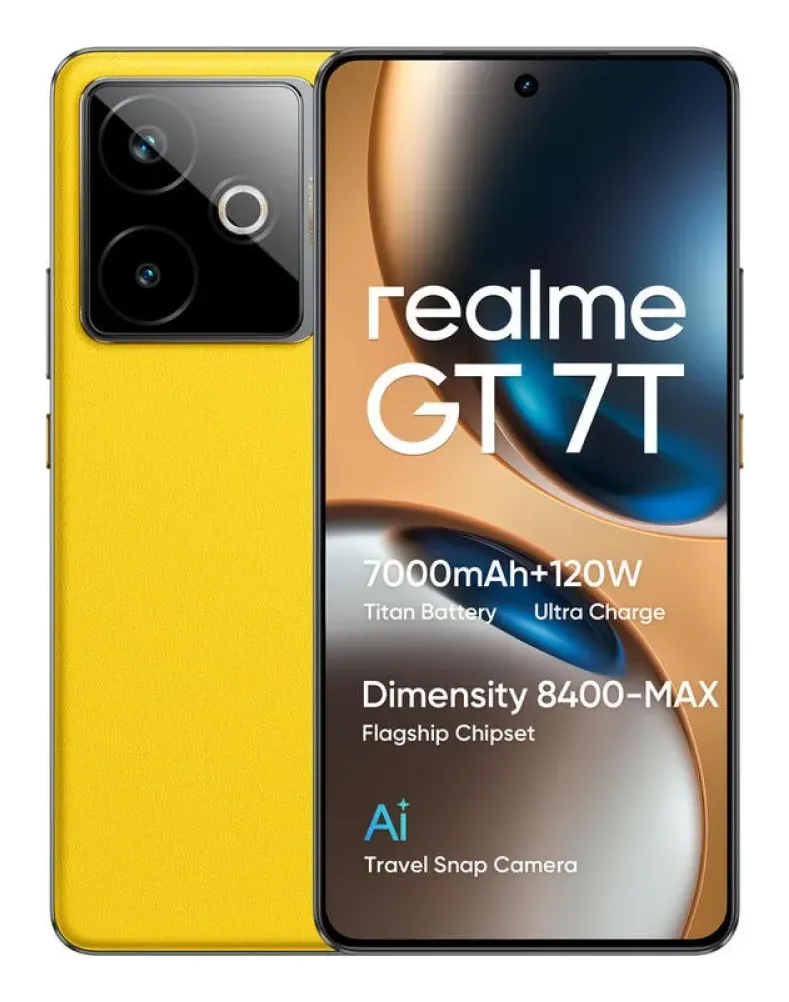 Realme GT 7T side view