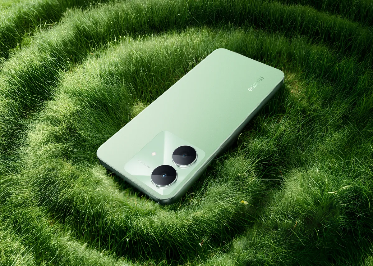 Realme Note 60x design view