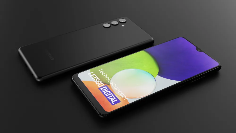 Samsung Galaxy A13 5G side view