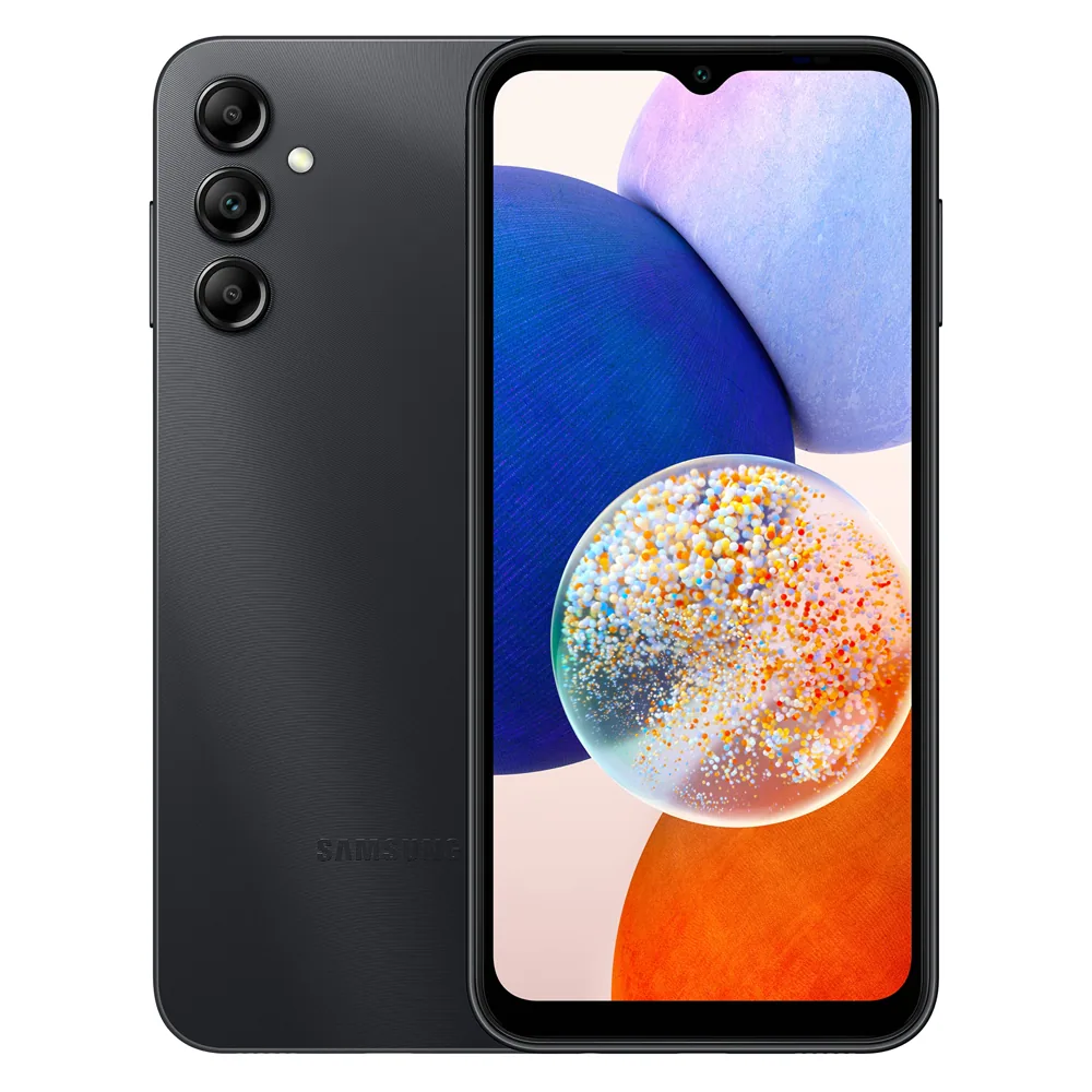 Samsung Galaxy A14 side view
