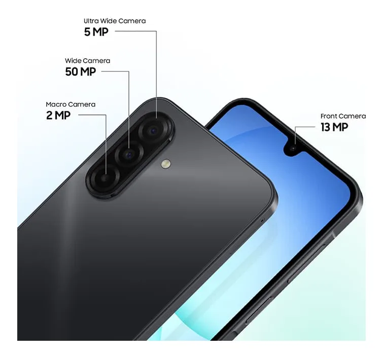 Samsung Galaxy A17 5G side view
