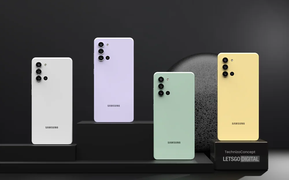 Samsung Galaxy A22 back view