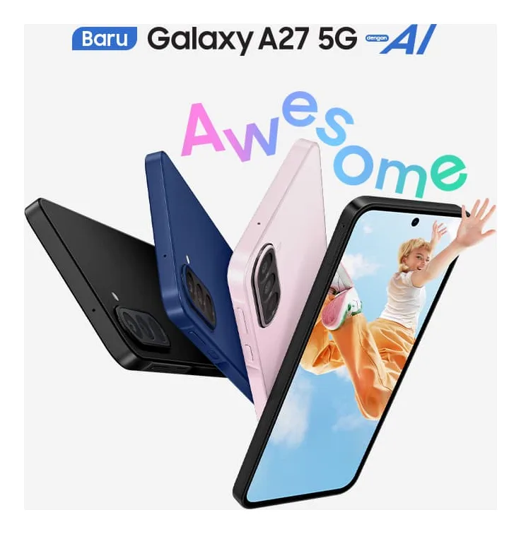 Samsung Galaxy A27 5G side view