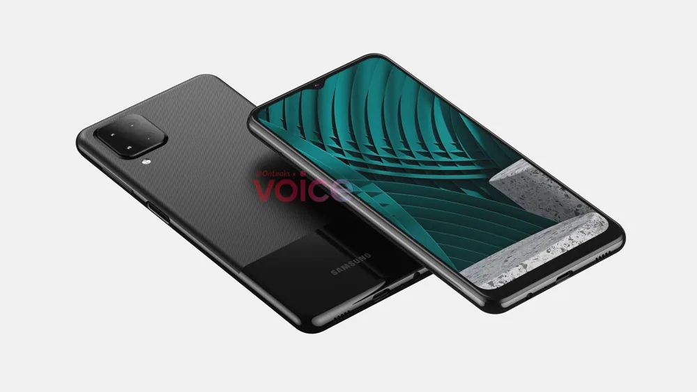 Samsung Galaxy M12 side view