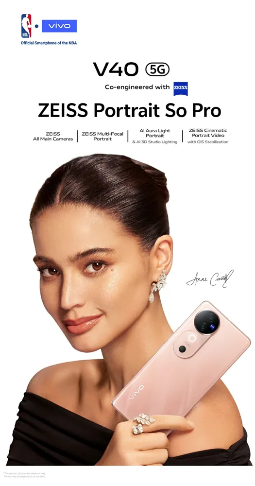 Vivo V40 back view