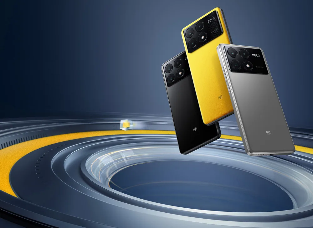 POCO X6 side view