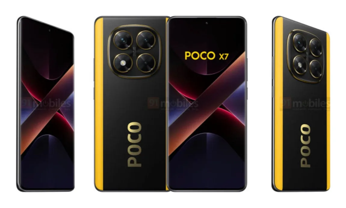 POCO X7 Pro back view