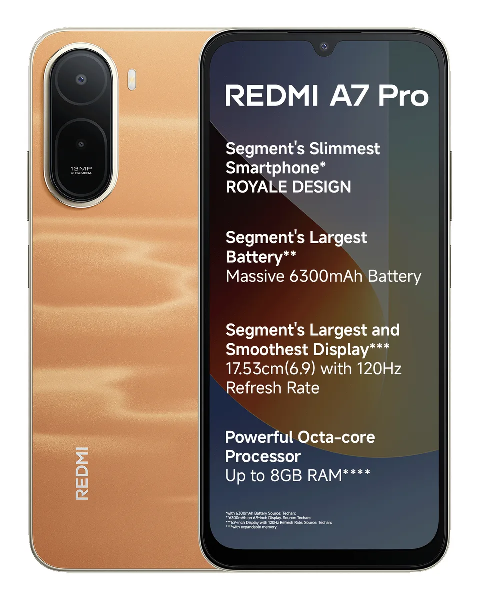 Redmi A7 Pro side view
