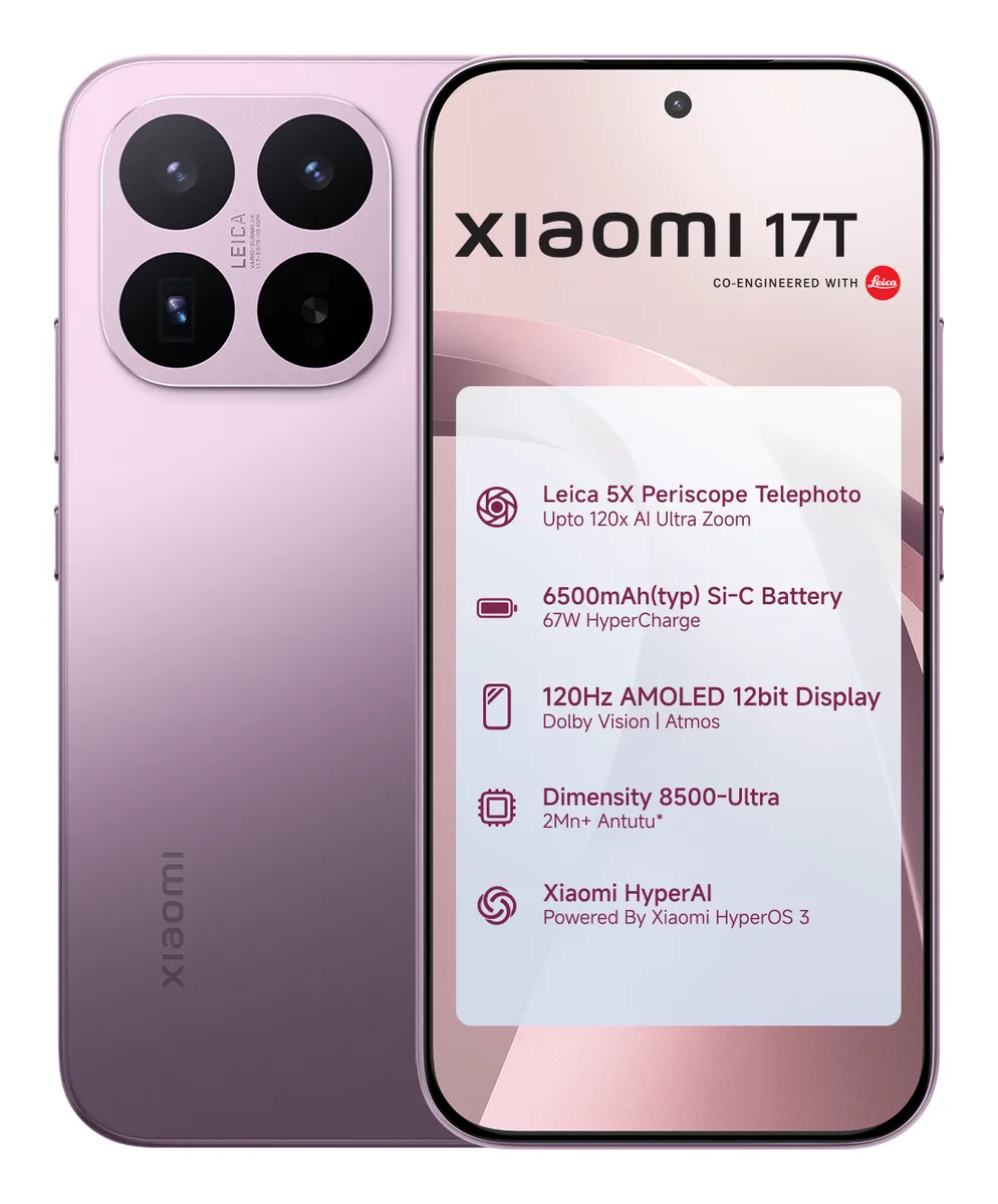 Xiaomi 17T back view