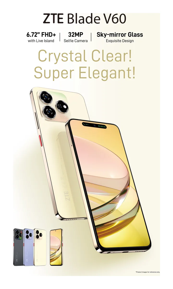 ZTE Blade V60 Smart back view
